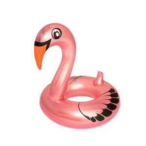 Boia Cisne Perolado Rosa com Abertura