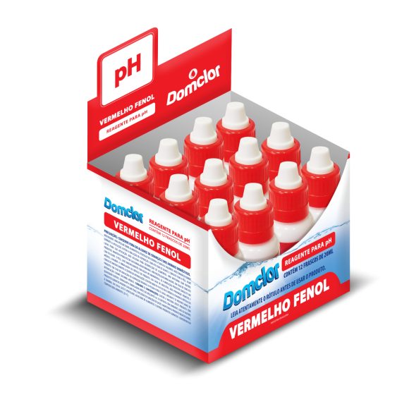 DOMCLOR REAGENTE VERMELHO FENOL CX /12UN 20ML